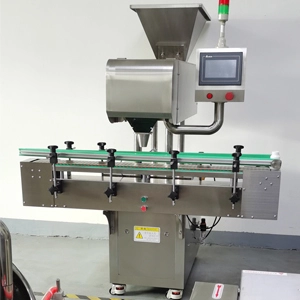 Machine automatique de comptage de bouteilles de bonbons